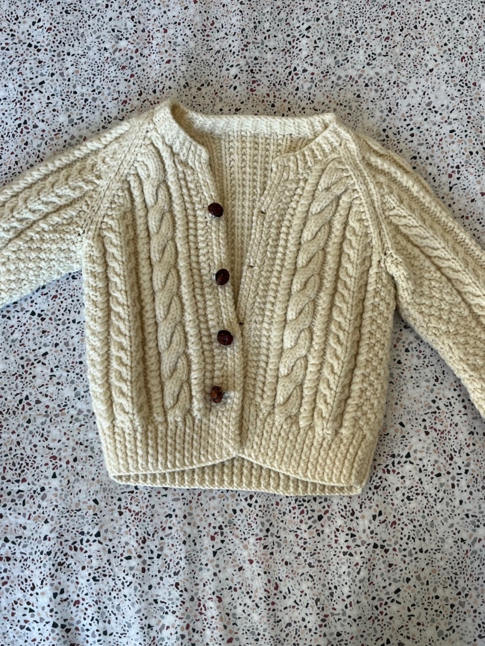 Toddler Wool Cable Sweater